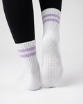 Lavender Grip Socks